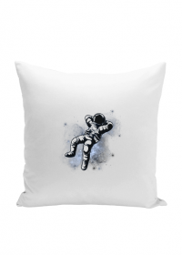 Poduszka Jasiek - Odpoczywający Kosmo/Astro (biała)