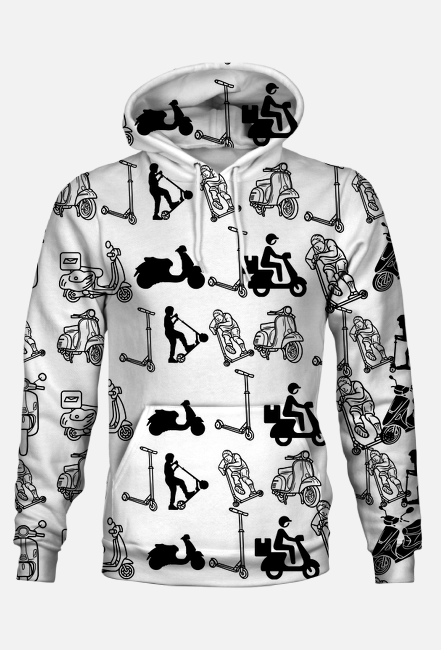 Bluza z kapturem Skate, Cute World