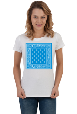 Koszulka Bandana Niebieska