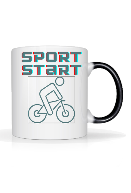 Kubek biały Sport Start