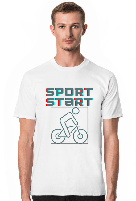 Koszulka męska różne kolory Sport Start