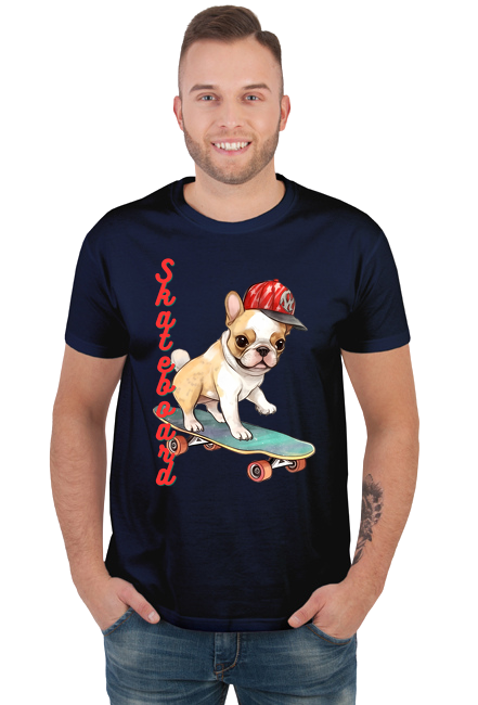 Koszulka Skateboard Dog, Cute World