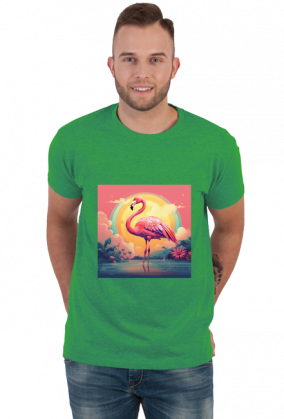 Flaming na tle słońca - męska