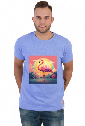 Flaming na tle słońca - męska