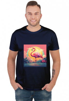 Flaming na tle słońca - męska