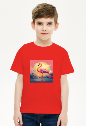 Flaming na tle słońca - chłopięca