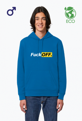 BLUZA FUCK OFF BIAŁY NAPIS