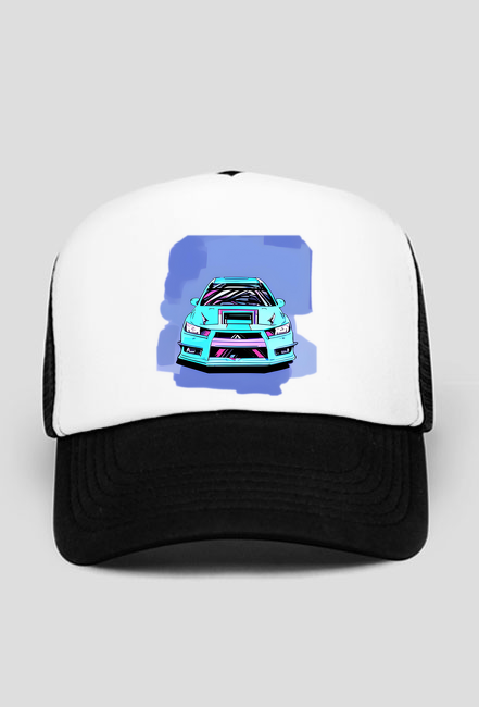 Czapka z daszkiem z nadrukiem japońskiego auta