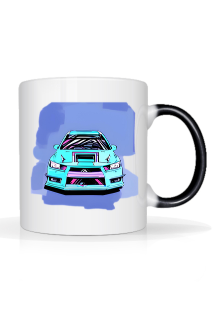 Kubek z nadrukiem japońskiego auta