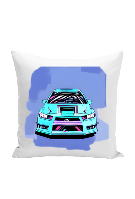 Poduszka z nadrukiem japońskiego auta