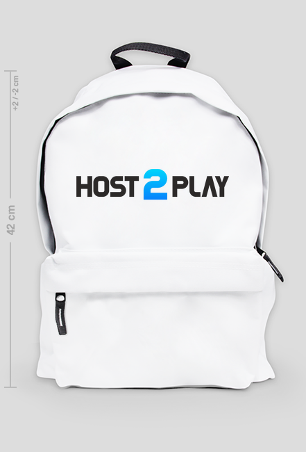 Duży Plecak Wielozadaniowy host2play - Biały