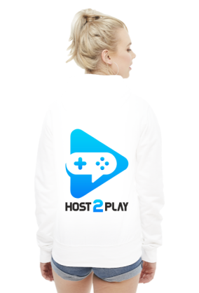 Bluza Kreatywna host2play dla Pań - Biała