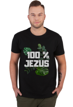 koszulka 100% Jezus - natura