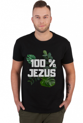 koszulka 100% Jezus - natura