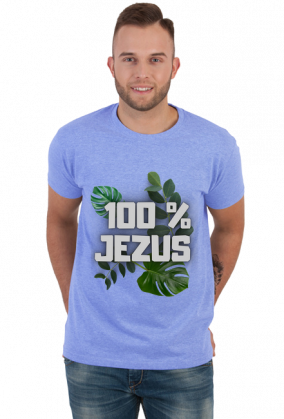 koszulka 100% Jezus - natura