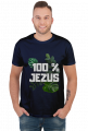 koszulka 100% Jezus - natura