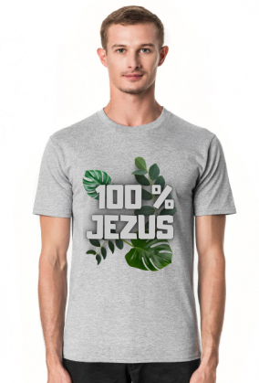 koszulka 100% Jezus - natura