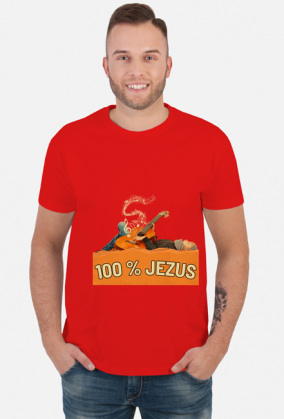 koszulka Odpoczywam 100 % Jezus