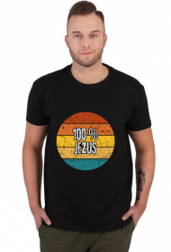 100 % Jezus retro sunset men