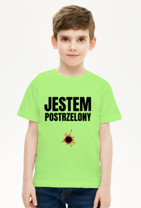 Jestem postrzelony koszulka