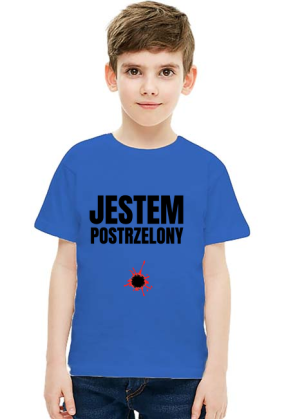 Jestem postrzelony koszulka
