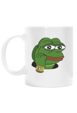 pepe frog meme kubek