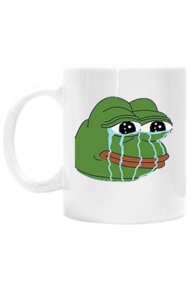 pepe frog meme kubek