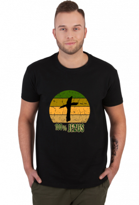 100 % Jezus retro green dla niego