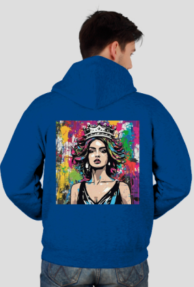 bluza z kapturem - 'Qeen"