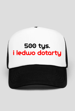 Czapka "500 tys"