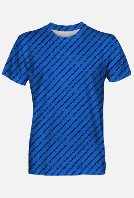 Koszulka Męska FullPrint DonatelloMartinii niebieska