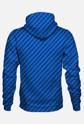 Bluza z Kapturem FullPrint DonatelloMartinii niebieska