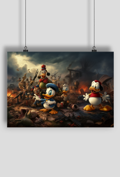 plakat - donald duck