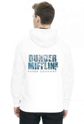 The office Biuro bluza z kapturem