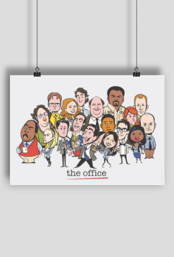 The office Biuro plakat