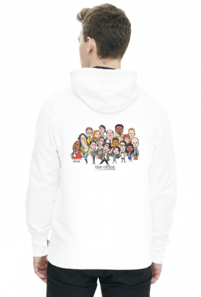 The office Biuro bluza z kapturem