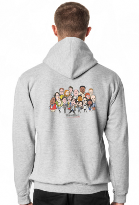 The office Biuro bluza z kapturem