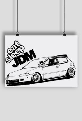 Honda Civic V 5 plakat
