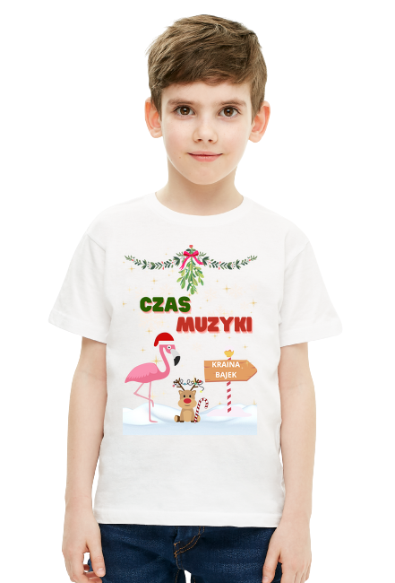 Świąteczny T-shirt Czas Muzyki