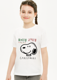 T-shirt świąteczny snoopy