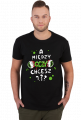 T-shirt ,,A między oczy chcesz???,, zielony