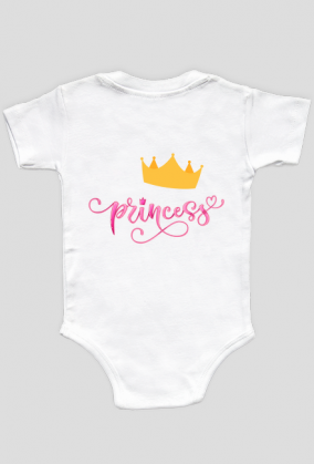 Księżniczka, śpioszki/ body, napis3
