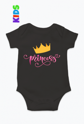 Księżniczka, śpioszki/ body, napis3