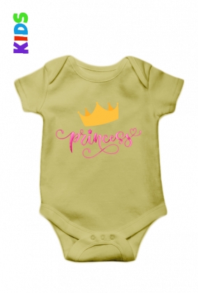 Księżniczka, śpioszki/ body, napis3