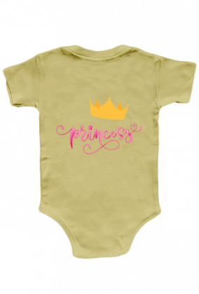 Księżniczka, śpioszki/ body, napis3