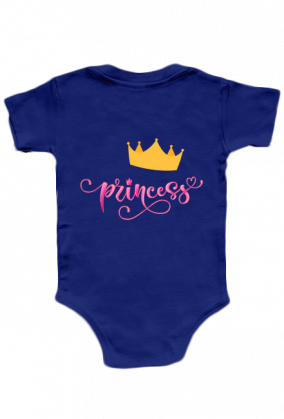 Księżniczka, śpioszki/ body, napis3