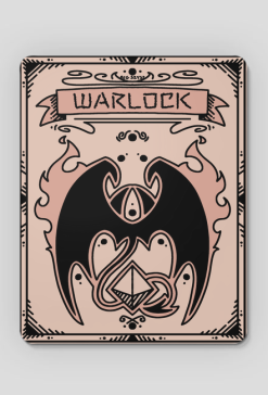Dnd Warlock mouse pad