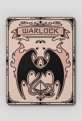 Dnd Warlock mouse pad