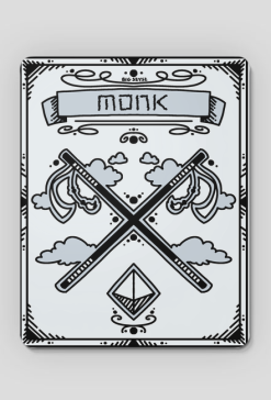 Dnd Monk mouse pad