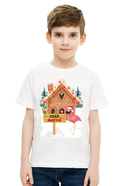 T-shirt CZAS MUZYKI świąteczny
